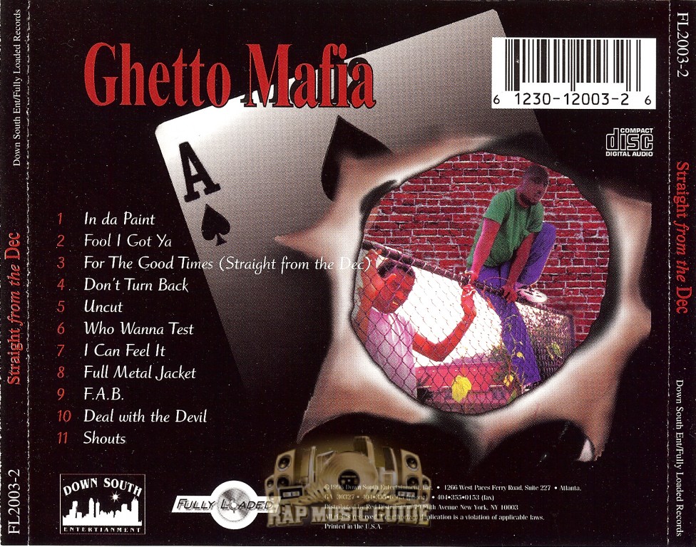 Ghetto Mafia - Straight From The Dec: 2nd Press. CD | Rap Music Guide